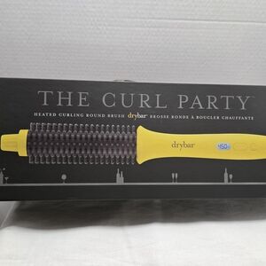 Drybar The Curl Party Heated Curling Brush - Yellow and Black